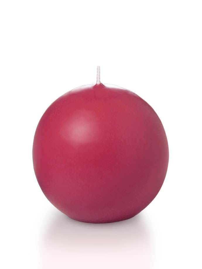 Wedding Sphere / Ball Candles - (3 Pack)