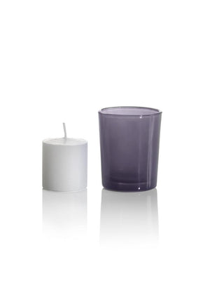 Set of 72 10 hour Votive Candles & Candle Holders